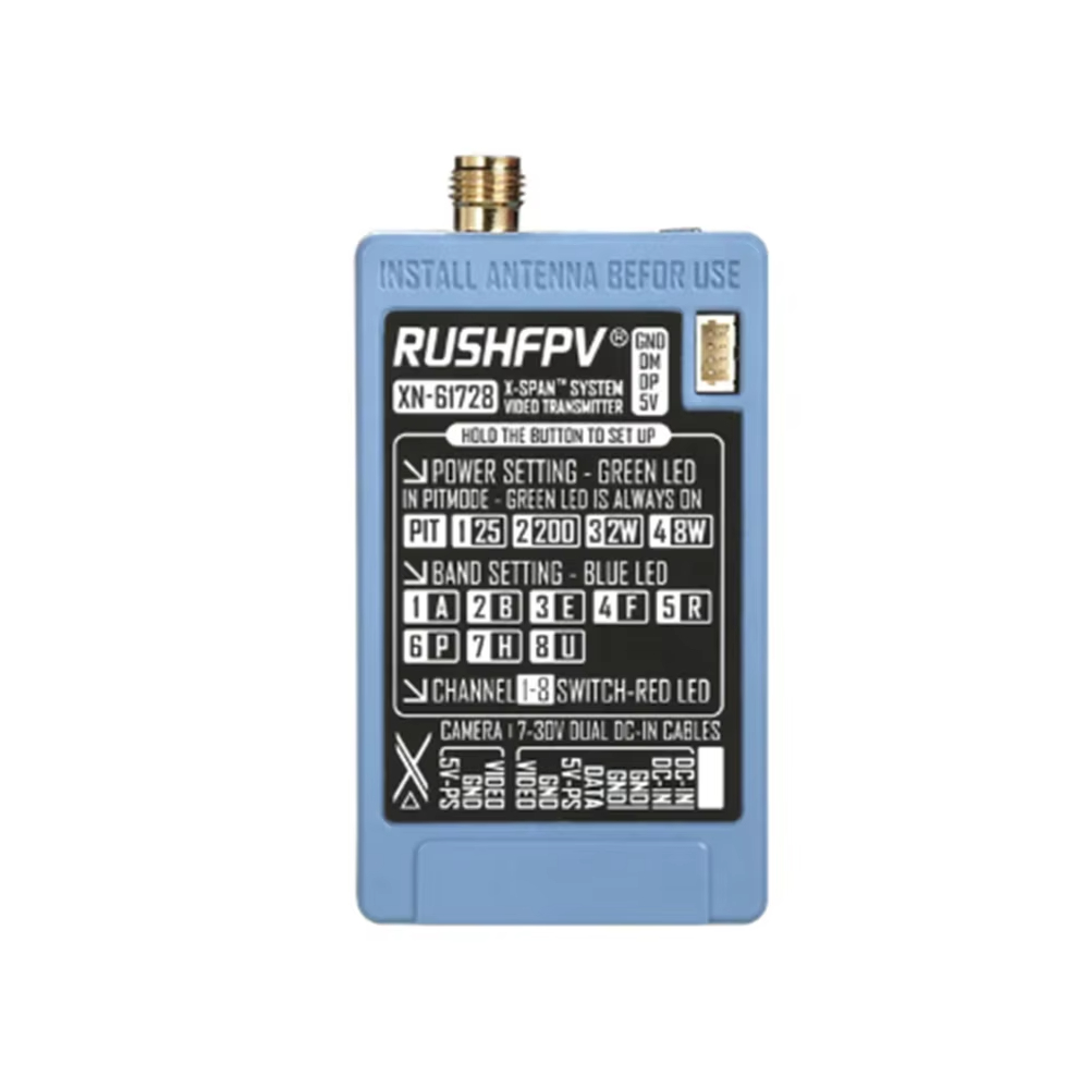 RUSHFPV 6.1‑7.2G 8W X61728 VTX - Drone Antenna recension och pris