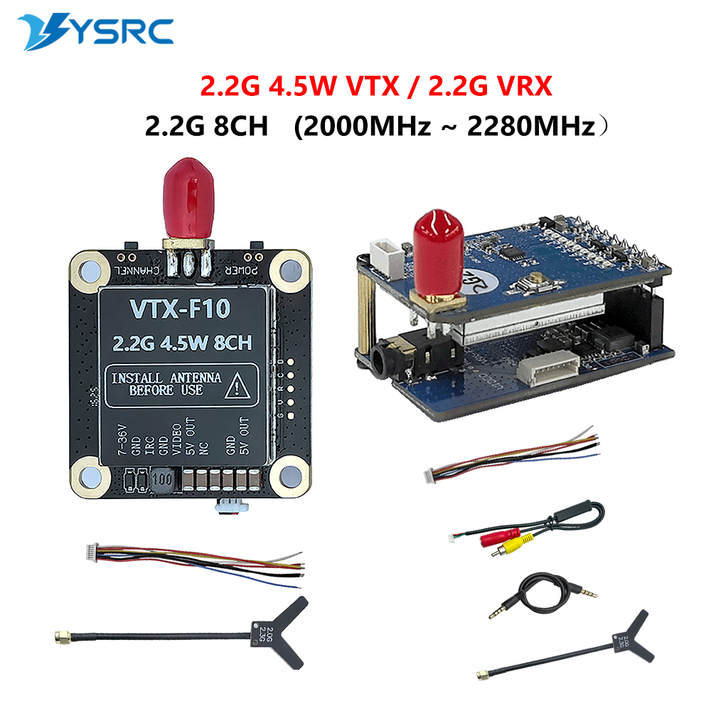 2.0-2.2G 4.5W VTX 8CH FPV Vide - Drone Transmitter recension och pris