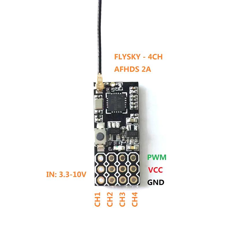 FS2A 4CH AFHDS 2A Mini RC Rece - Drone Receiver recension och pris