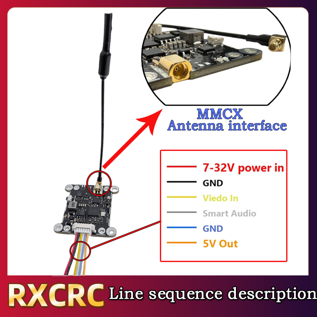 RXCRC 5.8G Module 48CH 1.6W VT - Drone Camera recension och pris