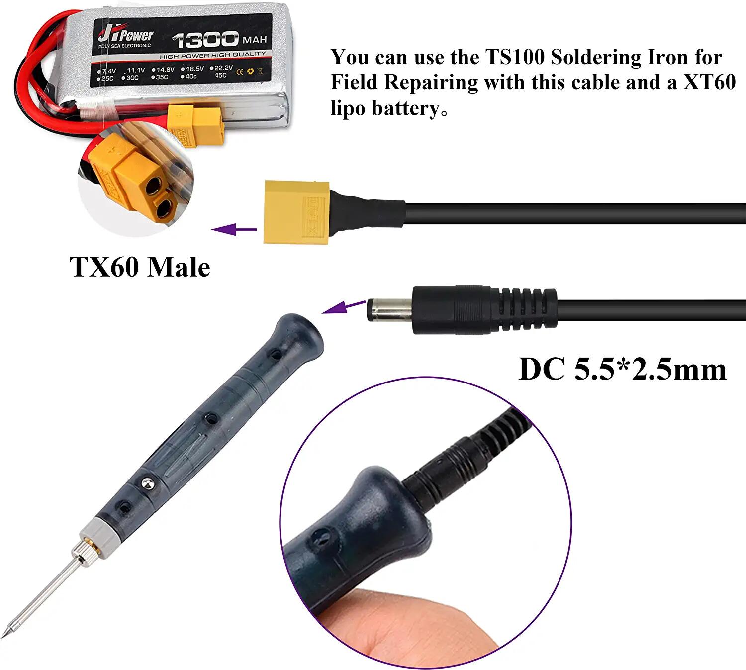 XT60 Adapter Cable XT60 Male t - Drone Compass recension och pris