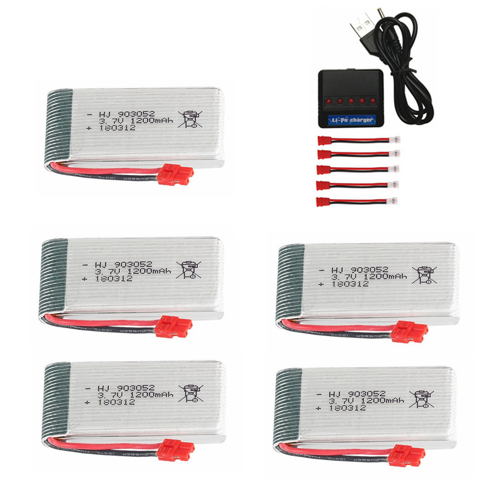 3.7V 1200mAh 903052 lipo batte - Drone Charger recension och pris
