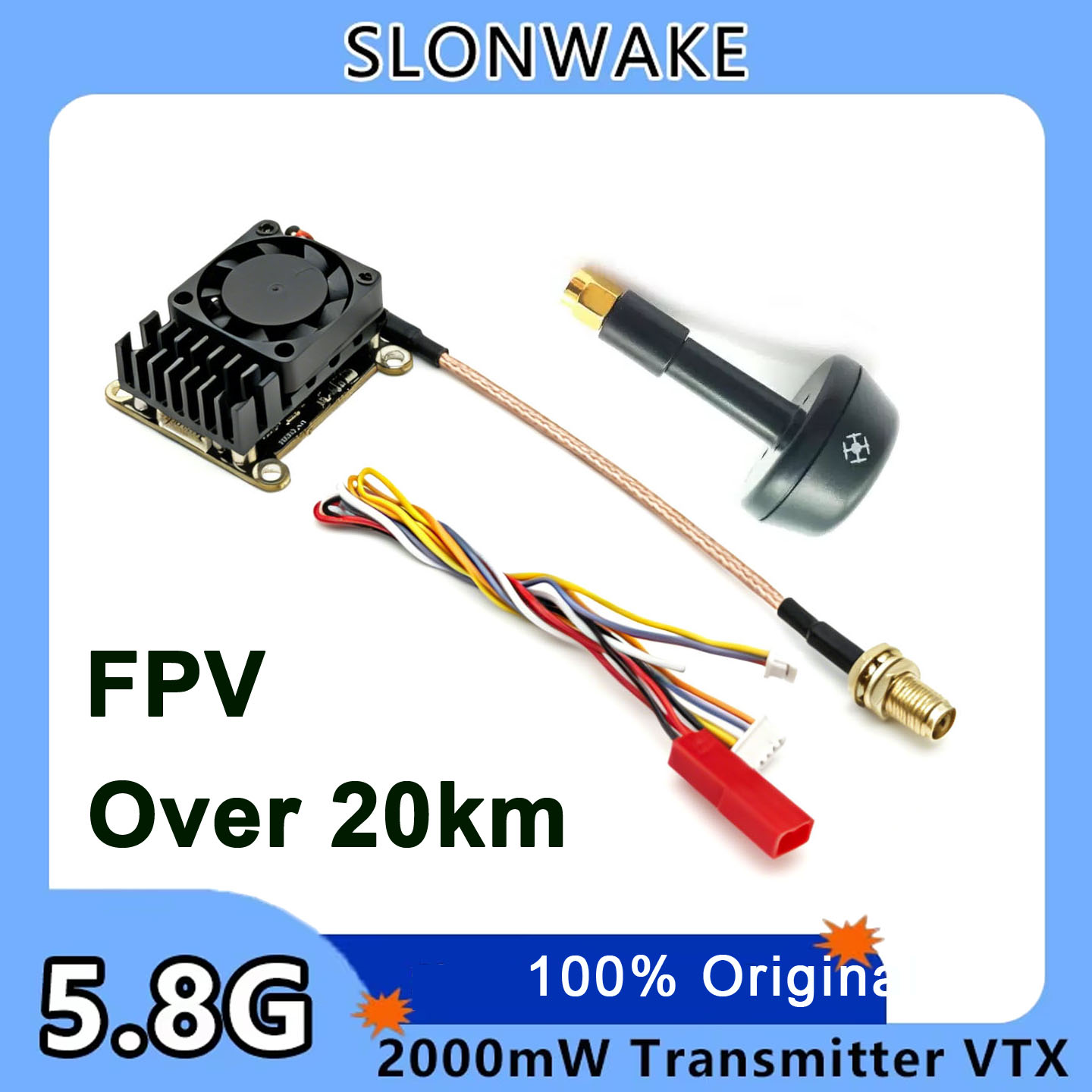 New upgrade 5.8Ghz 2W adjustab - Drone Transmitter recension och pris