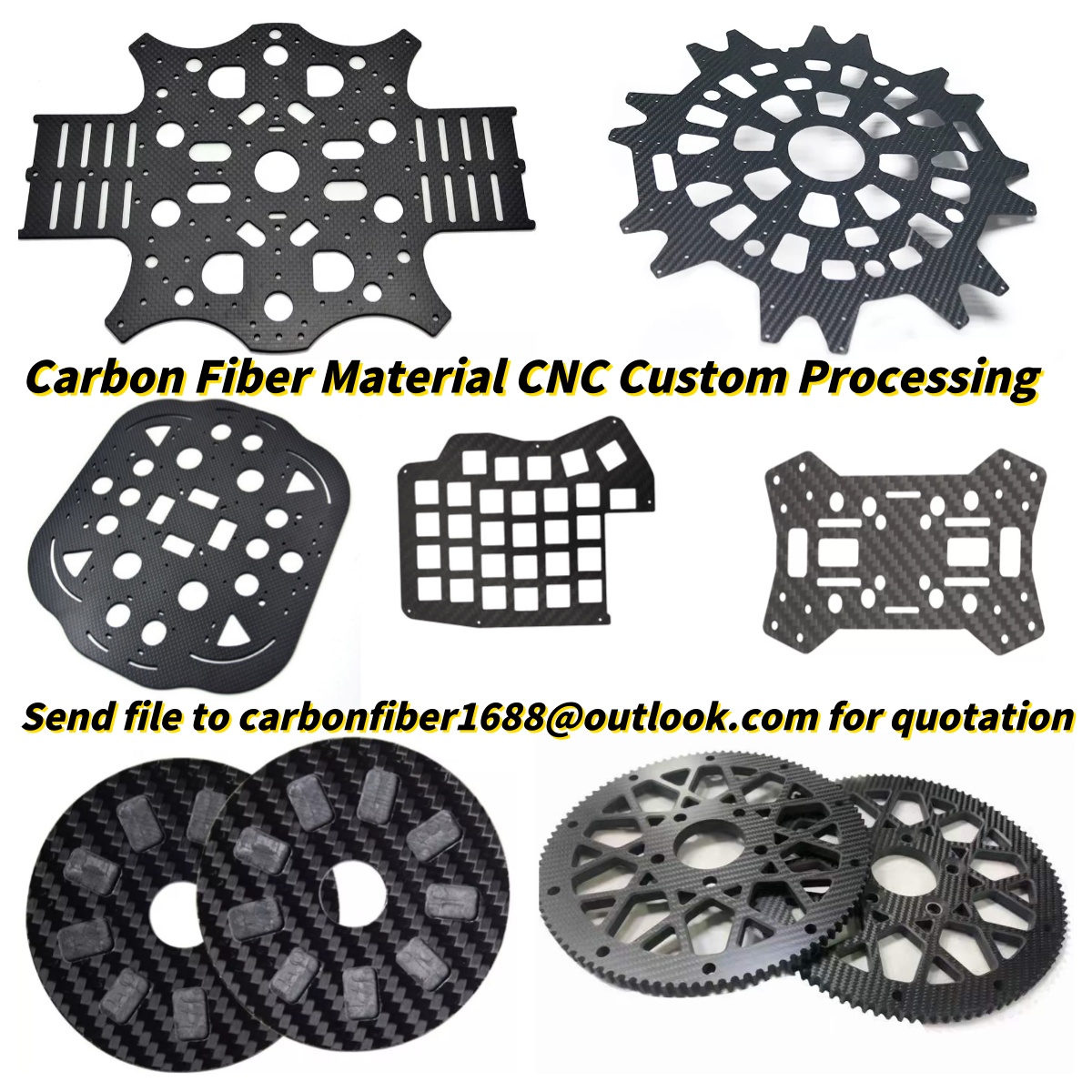 Carbon Fiber Sheet Plate Proce - Drone Arm recension och pris