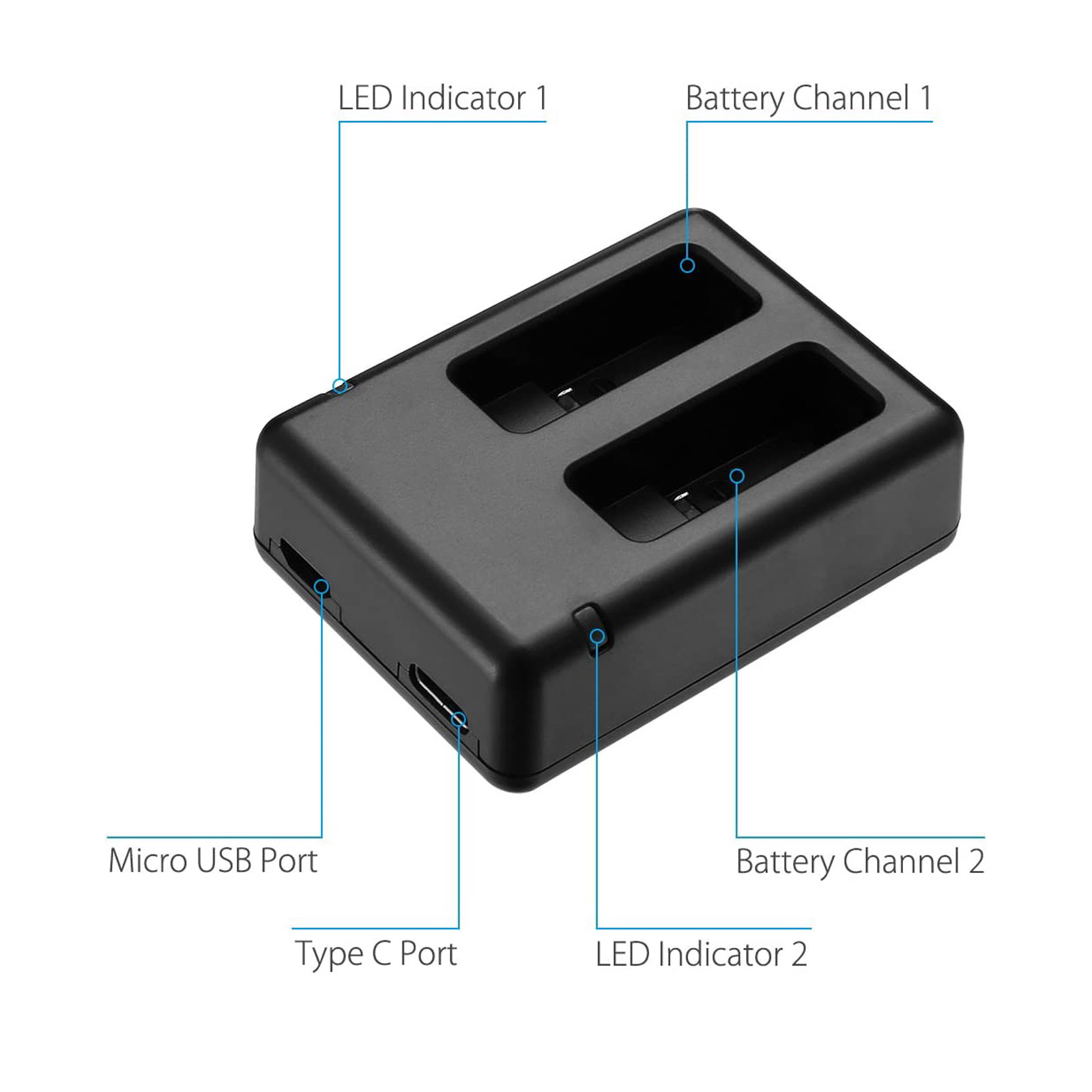 Suitable for GOPRO Hero 5 Char - Drone Camera recension och pris