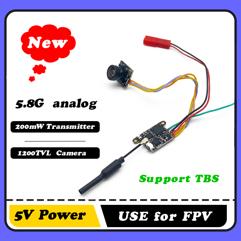 SLONWAKE 5.8G 1200TVL FPV Came - Drone Frame recension och pris